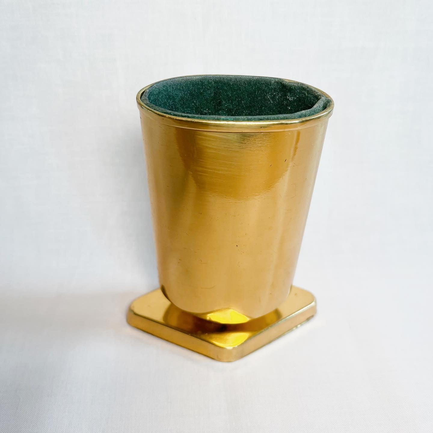 Brass pencil cup - No Kill Vintage