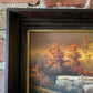 Original oil painting of autumn landscape - No Kill Vintage