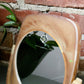 Tortoiseshell acrylic vanity mirror - No Kill Vintage