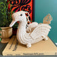 Wicker hanging duck plant holder - No Kill Vintage