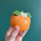 Orange salt and pepper shakers - No Kill Vintage