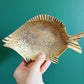 Brass fish ashtray - No Kill Vintage