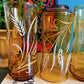 Set of 4 amber wheat tumblers - No Kill Vintage