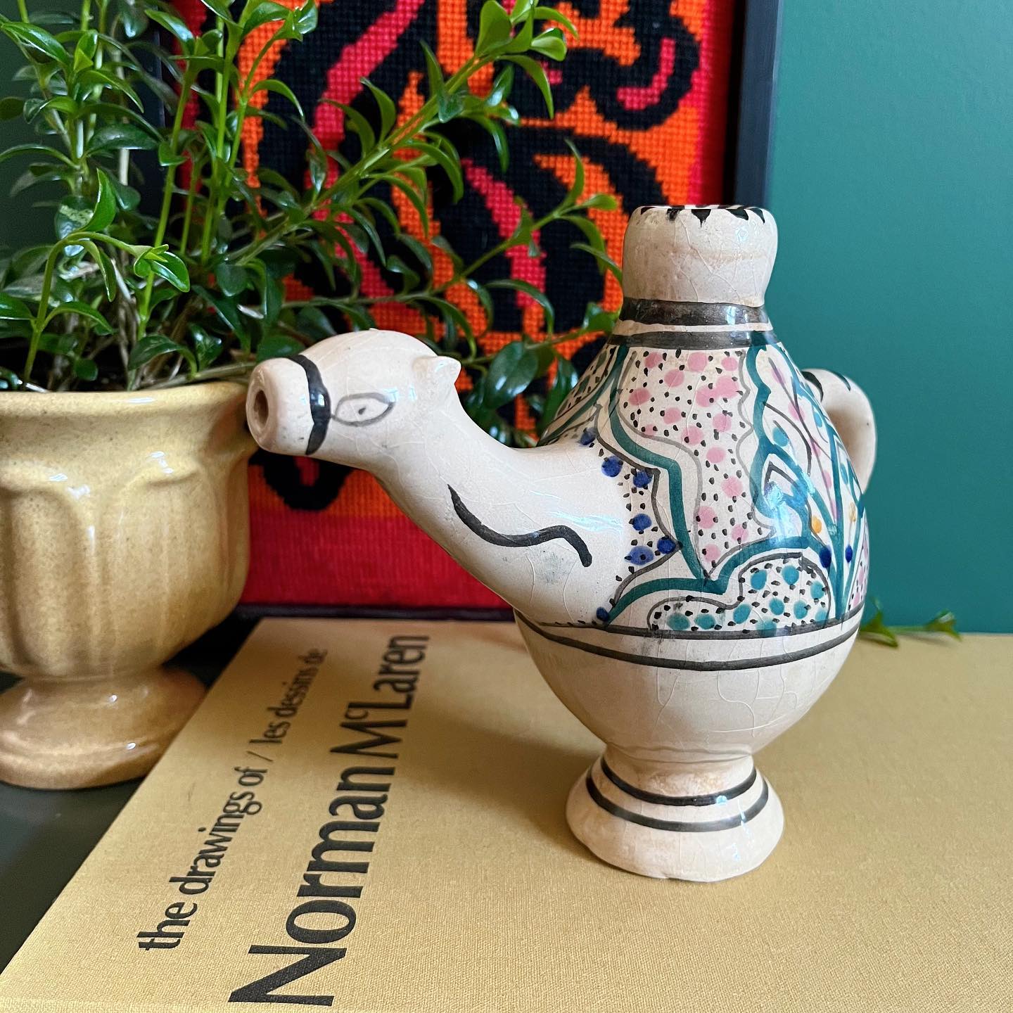 Tunisian "Magic camel" pitcher - No Kill Vintage