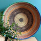 Large rainbow-colored basket - No Kill Vintage