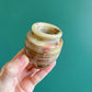 Mini banded onyx vase - No Kill Vintage