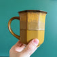 Set of 3 golden mugs - No Kill Vintage