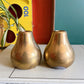 Brass teardrop candleholders - No Kill Vintage