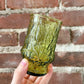 Anchor Hocking "Rainflower" green juice glasses - No Kill Vintage