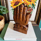 Wooden hands letter holder - No Kill Vintage