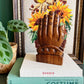 Wooden hands letter holder - No Kill Vintage