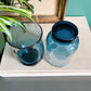 Set of 2 blue glasses by Dominion Glass - No Kill Vintage