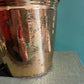 Hammered brass pot