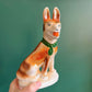 Vintage glossy ceramic animal figurines