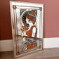 Art nouveau-style Alphonse Mucha "Nostalgia" mirror