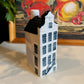 KLM Delft white and blue ceramic houses