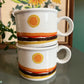 Vintage Stonehenge Midwinter "Day" stoneware mugs