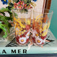 Daisy floral tumblers by VMC Reims