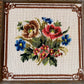 Floral bouquet needlepoint